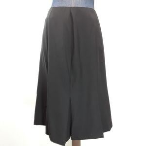 wool blend midi pleated skirt size 8 By Dana Buchman